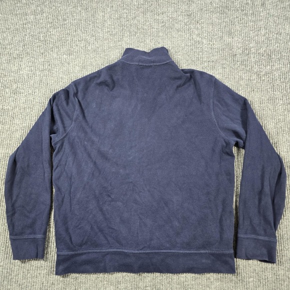 Polo Ralph Lauren‎ Sweater Mens Large Blue Full Zip Estate Rib Cotton Jacket - Picture 3 of 8